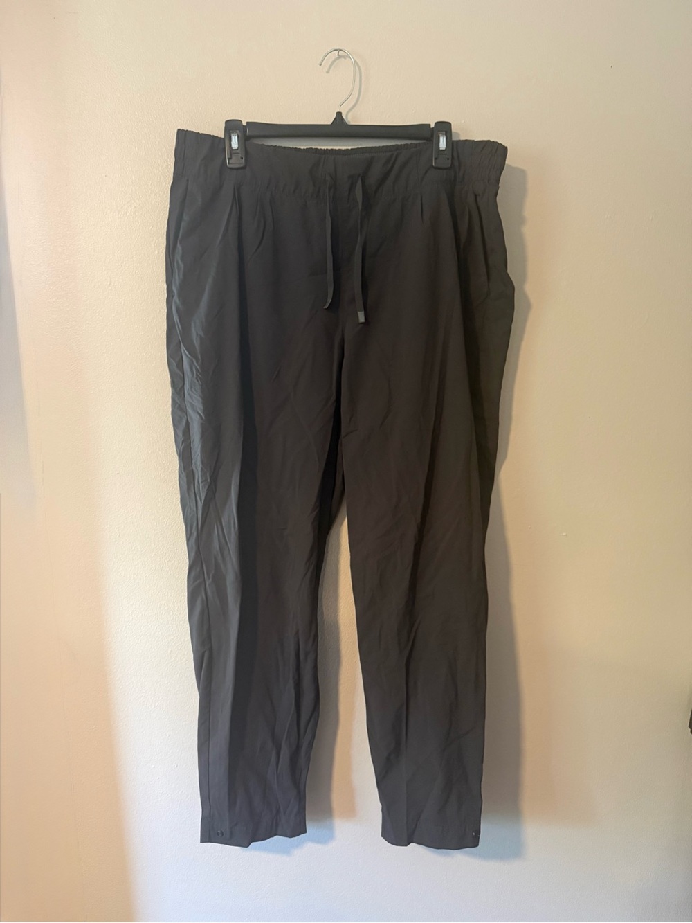 REI Nylon Elastic Waist Drawstring Pants - Black Size XL